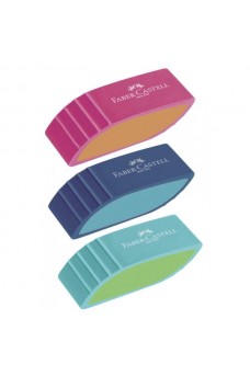 Γόμα Faber-Castell PVC-free Leaf Shaped δίχρωμη